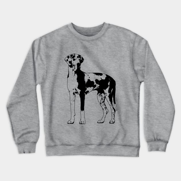 Great Dane  - Deutsche Dogge Crewneck Sweatshirt by Nartissima